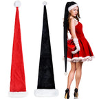 Santa Claus hat with dramatic flowing design for Christmas