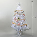 White 45cm mini Christmas tree in minimalist setting