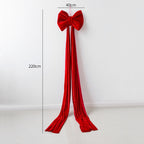 Velvet Christmas Bow Decoration - Christian Home Decor