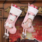 Holiday gift bag in warm festive style