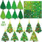 Christmas tree themed holiday card collection for seasonal greetings