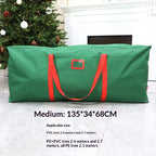 Christmas storage bags collection showing all sizes