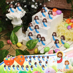 Red Mini Jesus figurines showcasing painted Easter ornament details