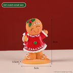 Cheerful gingerbread man decoration for Christmas home atmosphere