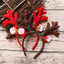 Festive antler headband for Christmas holiday dress-up celebrations