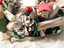 Nordic Porvoo Christmas garland in festive red and silver tones for home decor