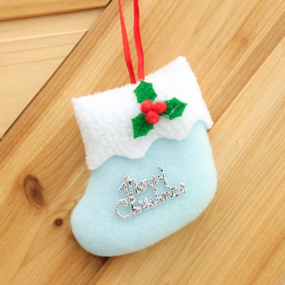 Christmas Stocking Ornament Set of 4 - Christian Home Decor Secondary image