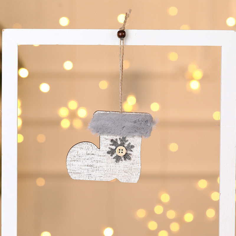 Christmas Tree Wooden Pendant - Christian Home Decor Secondary image