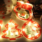 Christmas angel decorative lamp with warm white glow