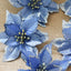 Three-layer gold powder Christmas flower ornament for holiday decorating