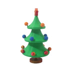 3D printed dancing Christmas tree figurine on festive display