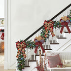 Christmas ornament with classic bowknot design for faith homes