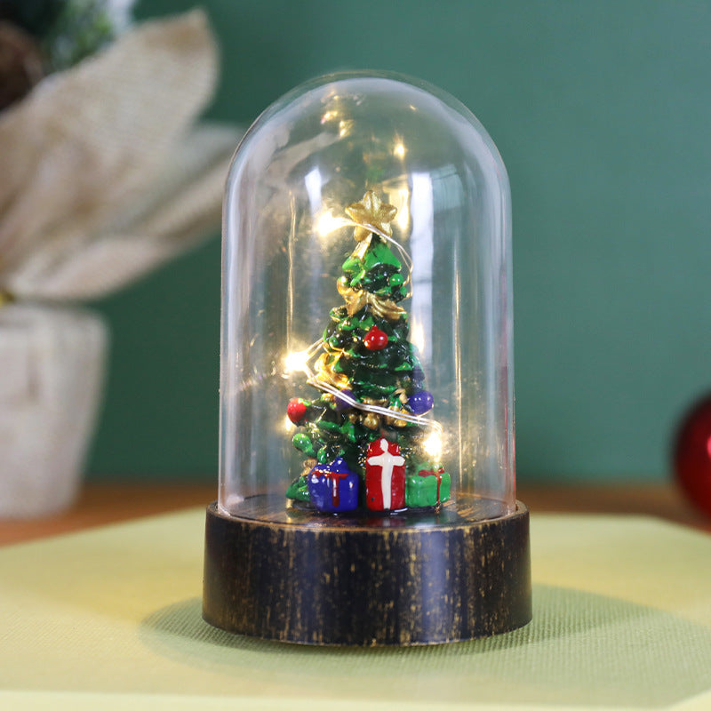 Small holiday night lamp bringing warm Christmas ambiance