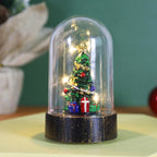 Small holiday night lamp bringing warm Christmas ambiance
