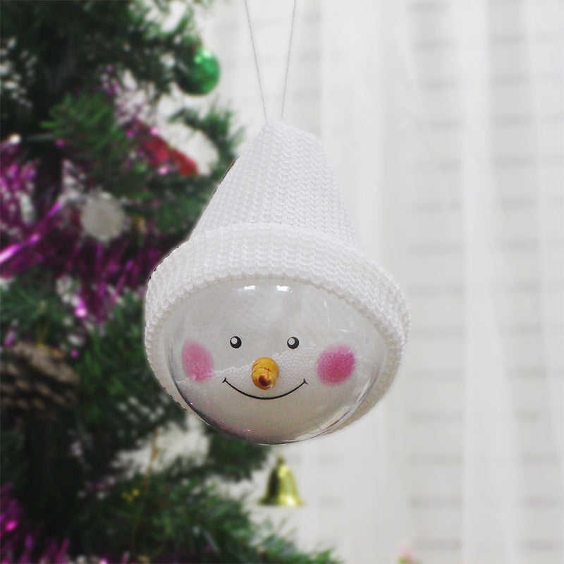 Creative snowman Christmas pendant ornament with festive design for holiday display Main image
