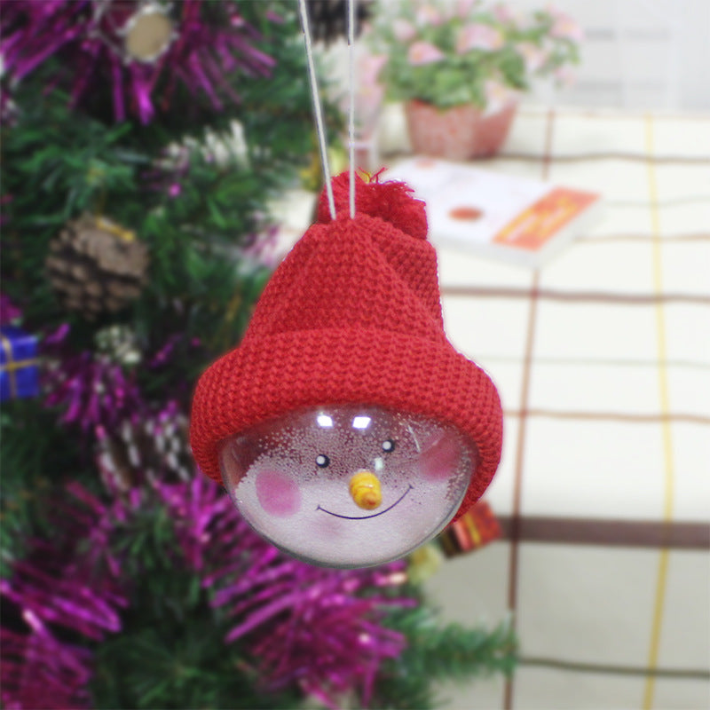 Whimsical snowman pendant bringing Christmas joy to any setting