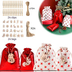 Gilding Christmas Cloth Bag Gift Kit - 24 Pieces - Christian Home Decor