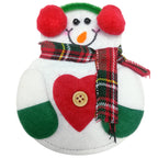 Charming snowman decorative covers for holiday entertaining