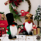 Delightful Christmas gnome dwarf decoration for the holiday season