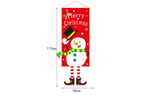Santa Claus cloth poster for Christmas window decoration