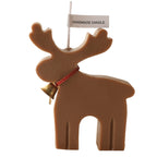 Five color variants of handmade Christmas Elk aromatherapy candles