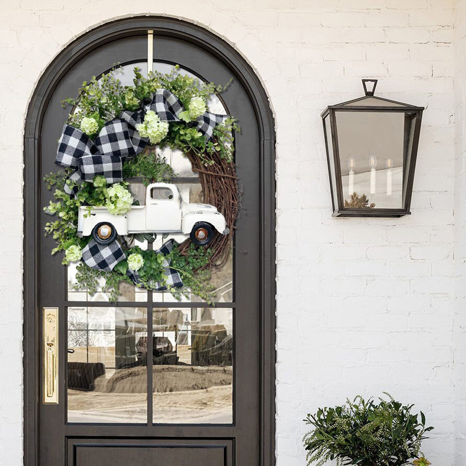 Handmade Christmas Wreath - Festive Front Door Decoration Secondary image