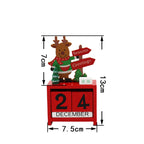Rustic wood Christmas decorations with multiple seasonal designs