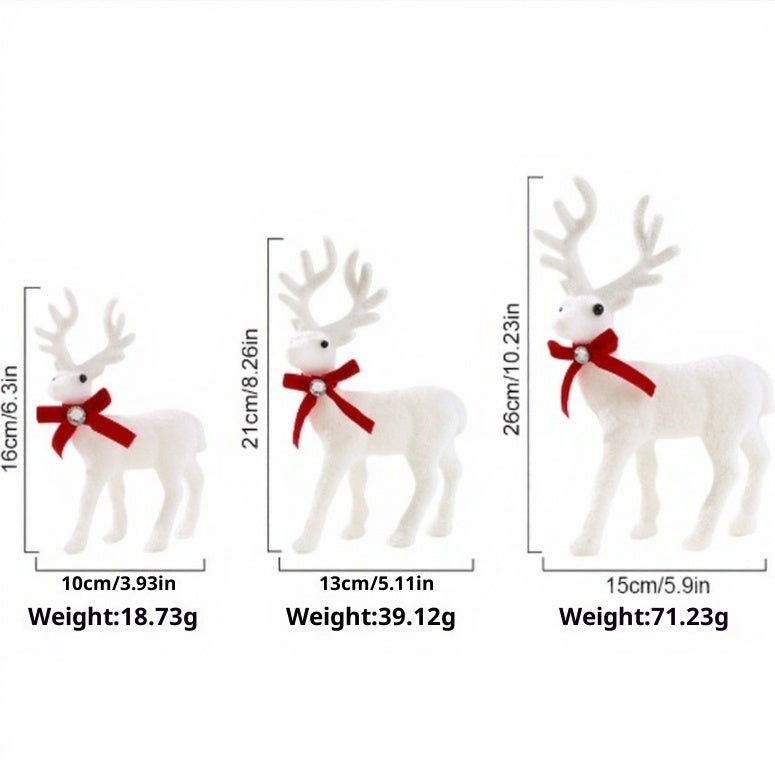 Adorable plush moose toy perfect as a Christmas stocking stuffer or festive gift
