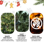 Christmas tree with warm lights symbolizing holiday joy and faith