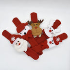 Holiday-themed fabric bracelet for young faith gifts