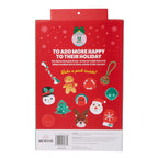 Festive Christmas countdown calendar for dogs in gift setting