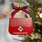 Festive Fuel Pump Wooden Christmas Ornament - Christian Jewelry