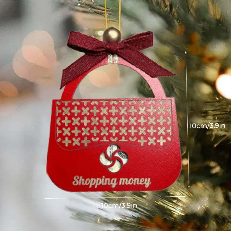 Festive Fuel Pump Wooden Christmas Ornament - Christian Jewelry