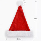 Christmas hat in soft plush for holiday cheer