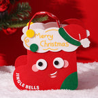 Cozy felt gift bag for Christmas stocking stuffers and favors