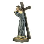 Jesus resin craft in medium size, peaceful reverent expression
