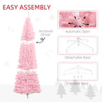 Pink Douglas Fir Christmas tree with detachable stand base