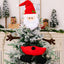 Old Man style cloth Christmas tree topper ornament for holiday display