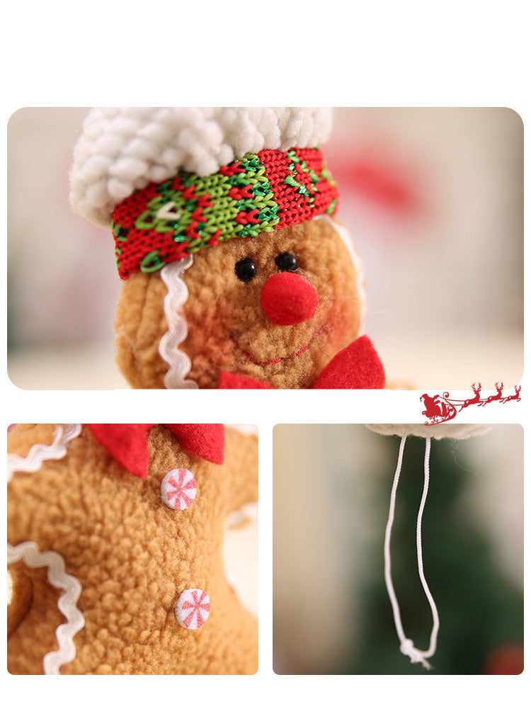 Christmas biscuit man pendant in gift packaging