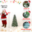 Festive Christmas tree with red berry and pine cone decorations for Christian home decor