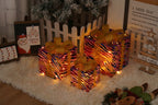 Christmas Gift Box String Lights - 3 Piece Set with Remote - Christian Home Decor