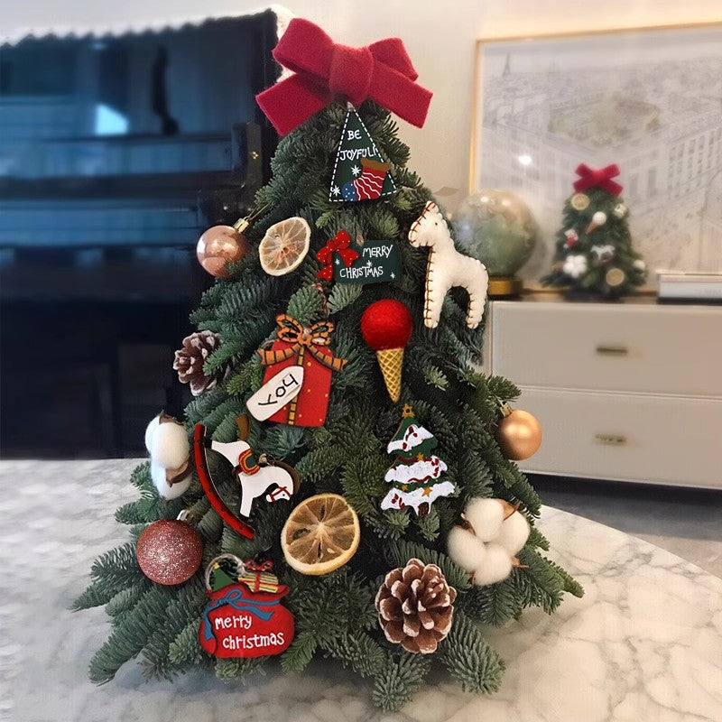 Illuminated PE Christmas Tree Decoration with Lights Secondary image