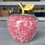 Sparkling crystal ornament for Christmas tree or mantel