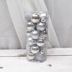 Multi-colored Christmas ornament collection for festive home decor