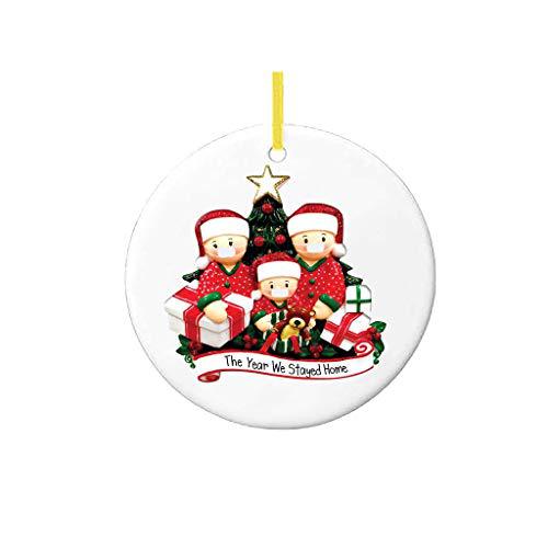 Faith Christmas ornament pendant displayed on a decorated tree with warm lights