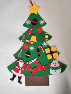 DIY Christmas tree craft kit for children with festive holiday design