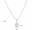 Gold and Silver-tone Mother Mary Medallion Pendant Necklace for Catholic Devotion