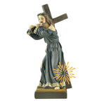 Close-up of Jesus resin figurine with clean, minimalist details