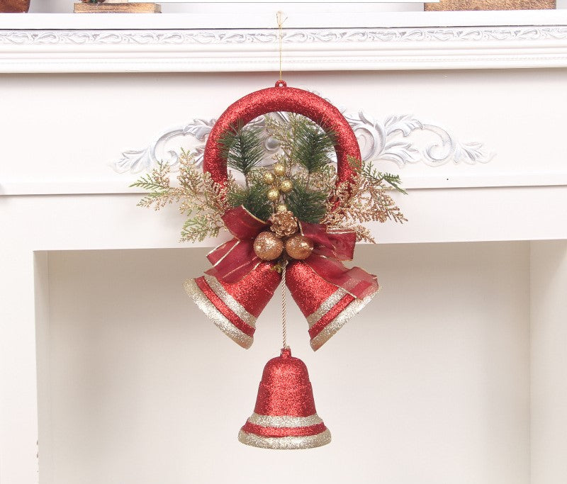 Pearlescent Christmas bell for tree decoration