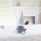 Festive plush toy ready for window display